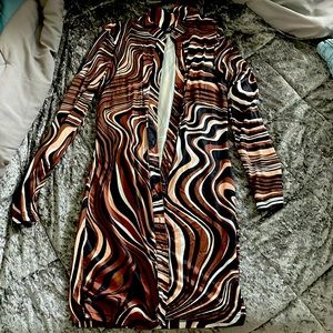 Medium marble print dress